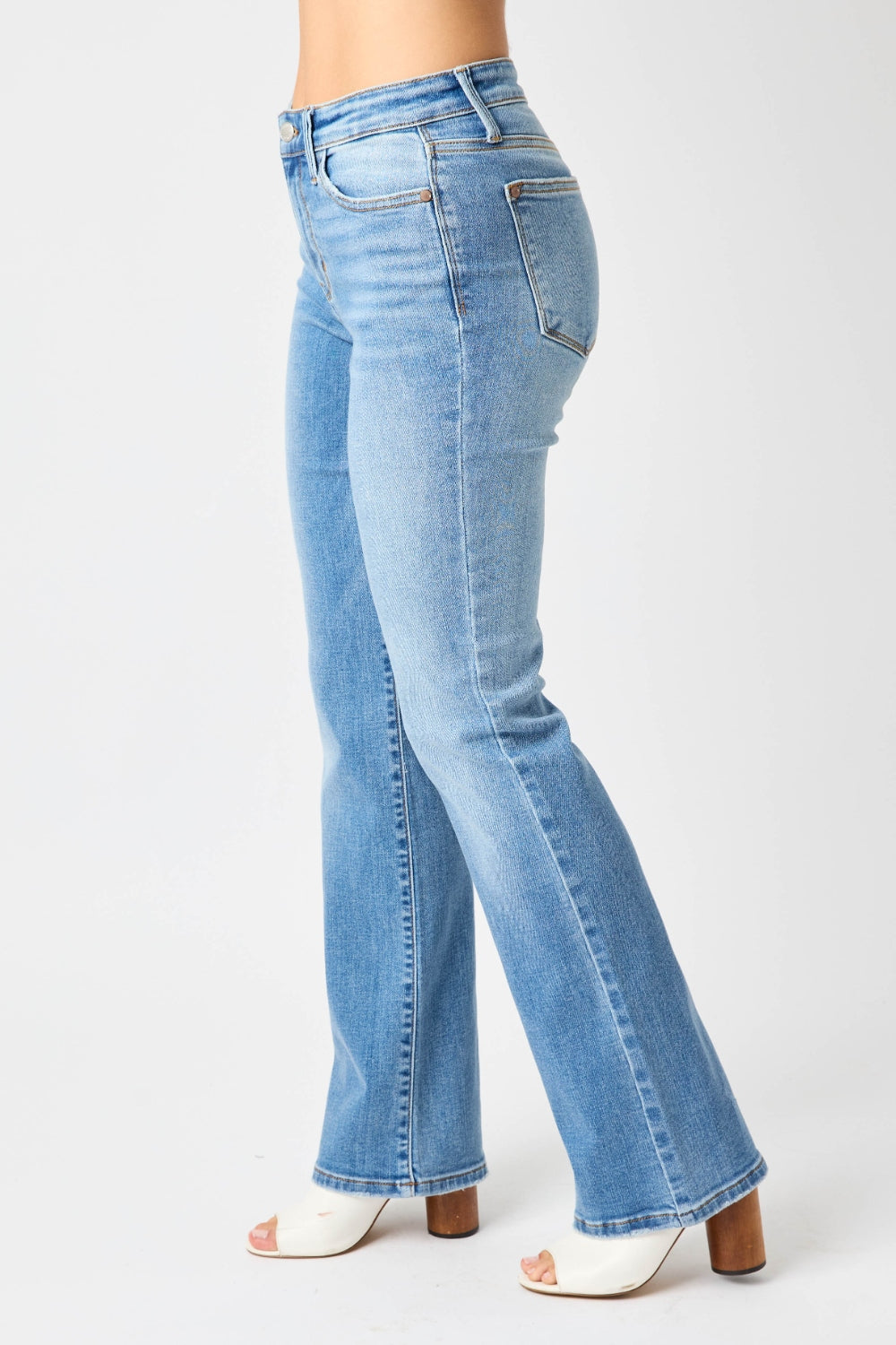 High Waist Straight Jeans